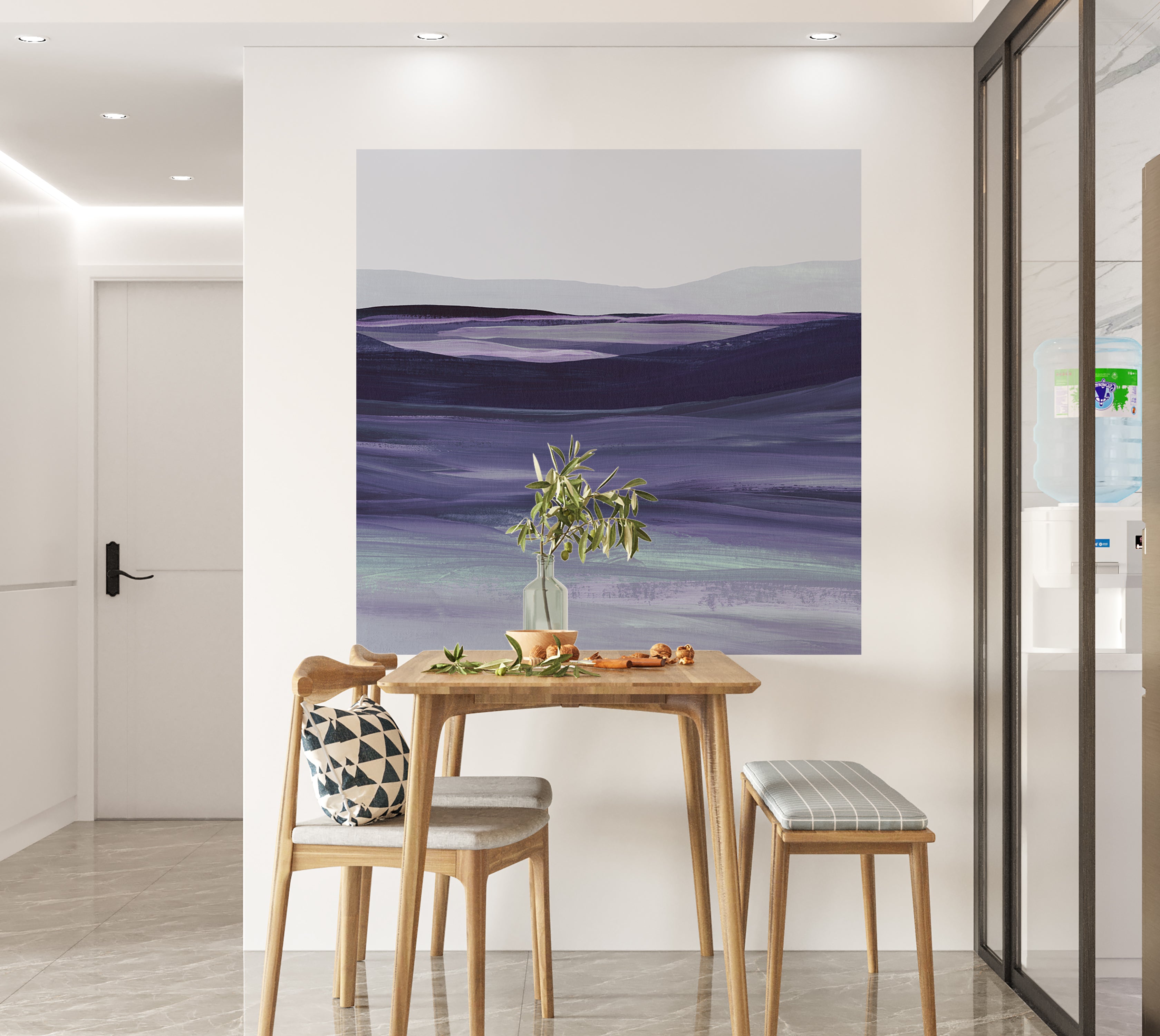 Premium Wallpaper Wall Mural - Serene Landscape Painting