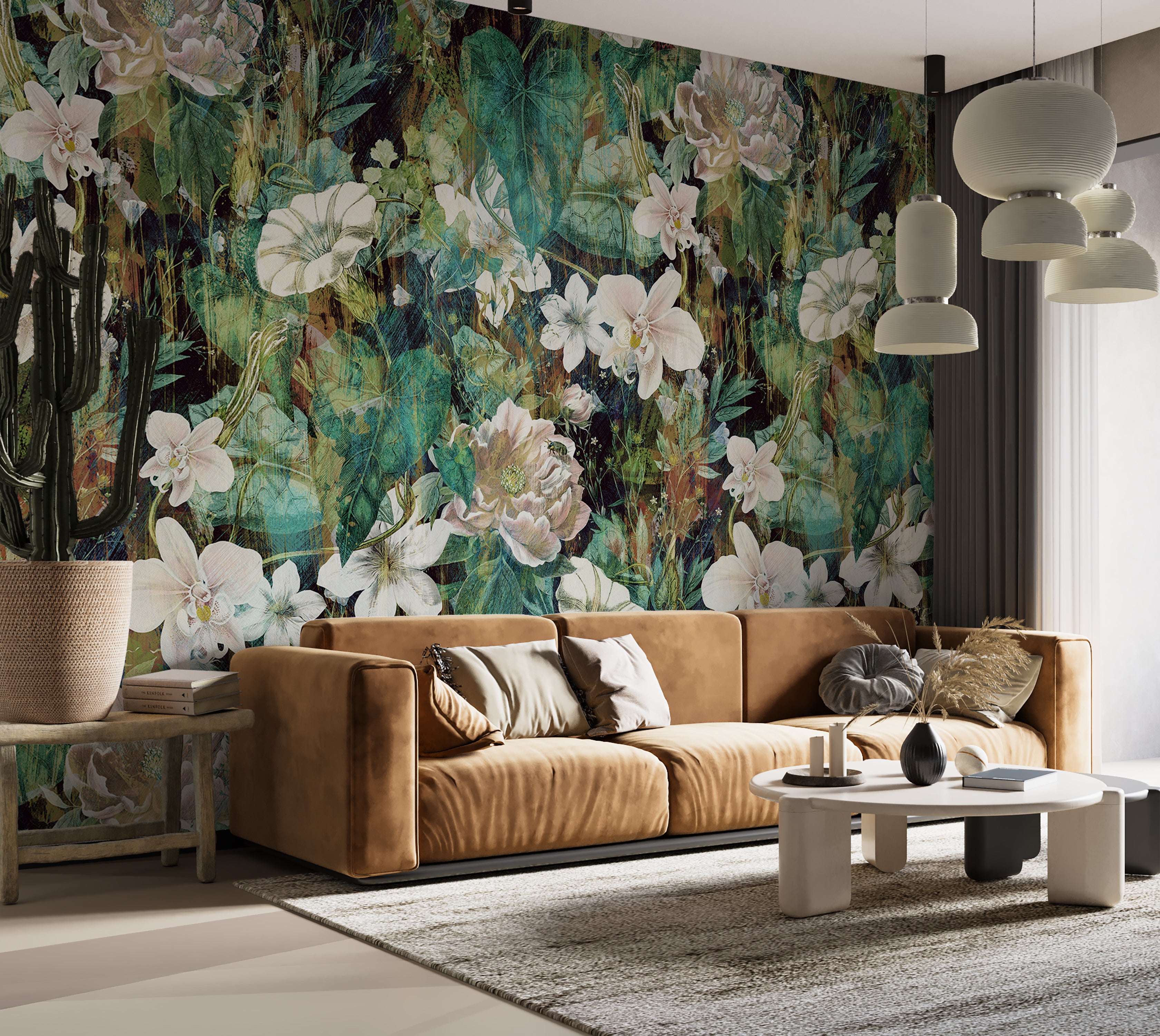 Premium Wallpaper Wall Mural - Spring Blooming Garden