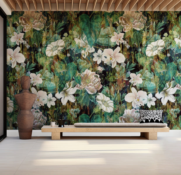 Premium Wallpaper Wall Mural - Spring Blooming Garden