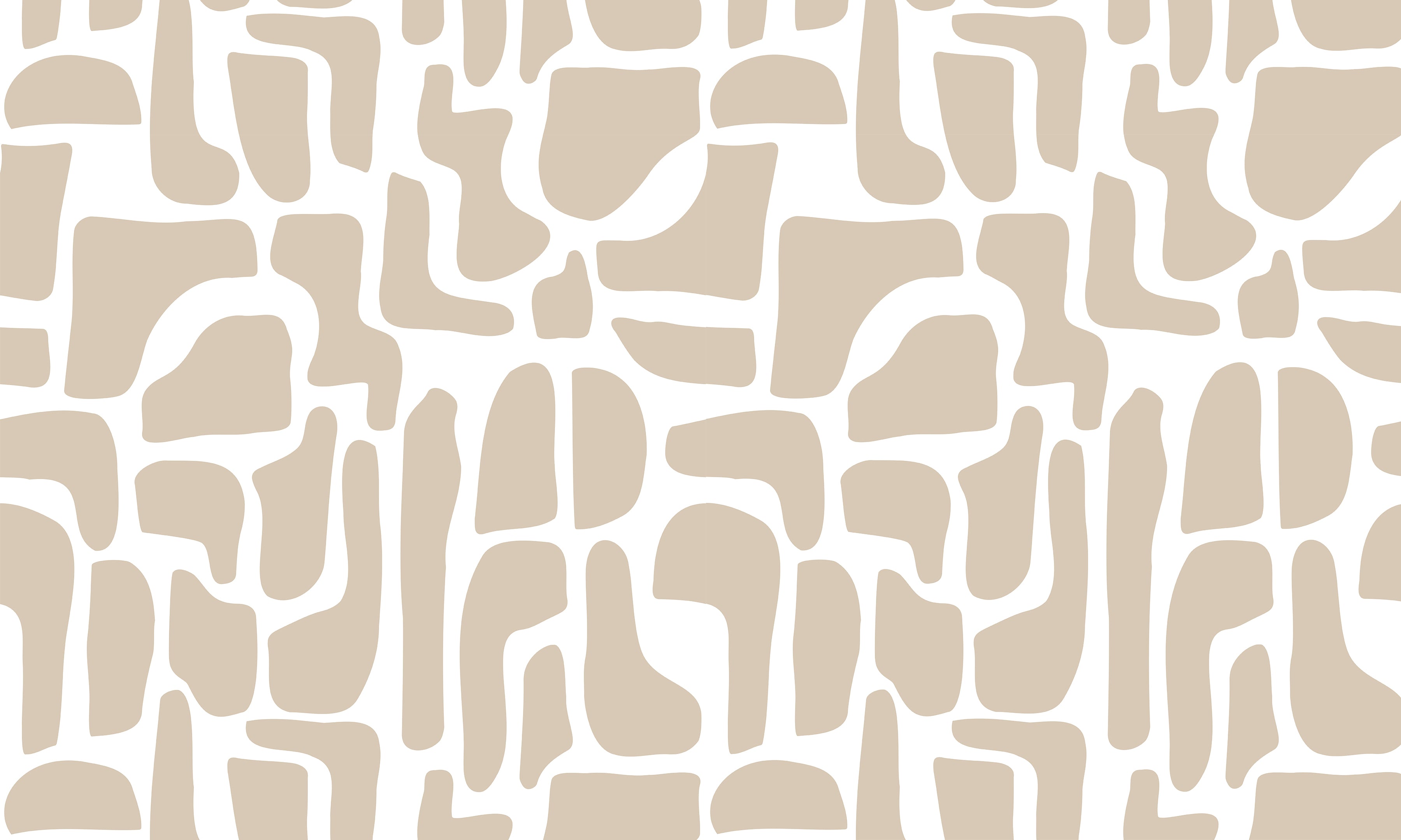 Premium Wallpaper Wall Mural - Modern Beige Stone Composition