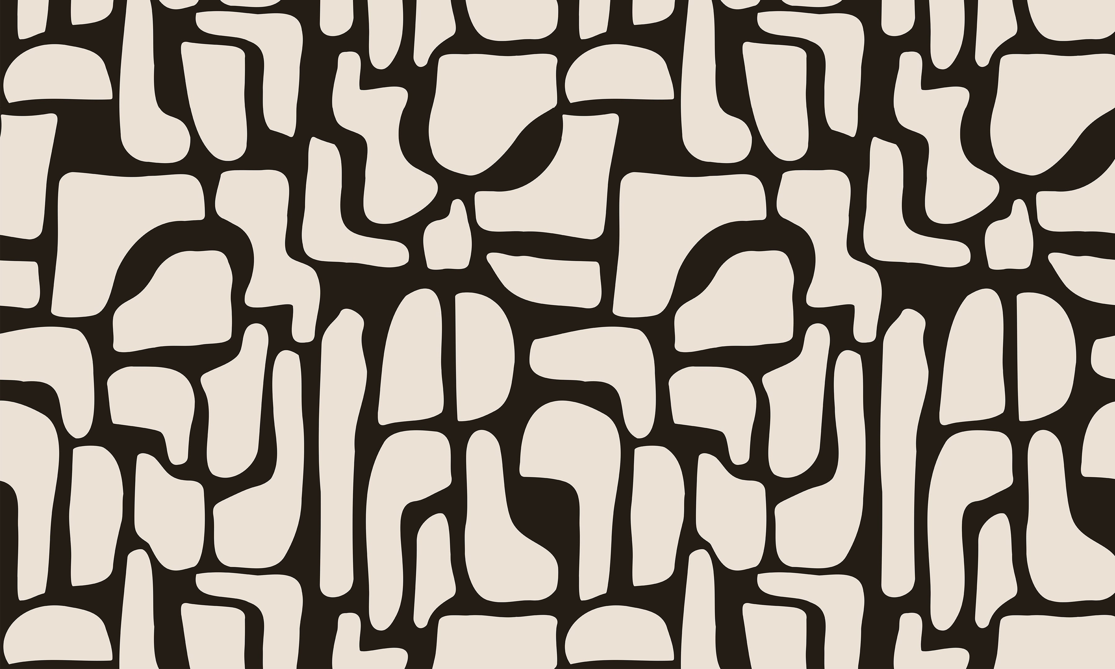 Premium Wallpaper Wall Mural - Modern Stone Puzzle