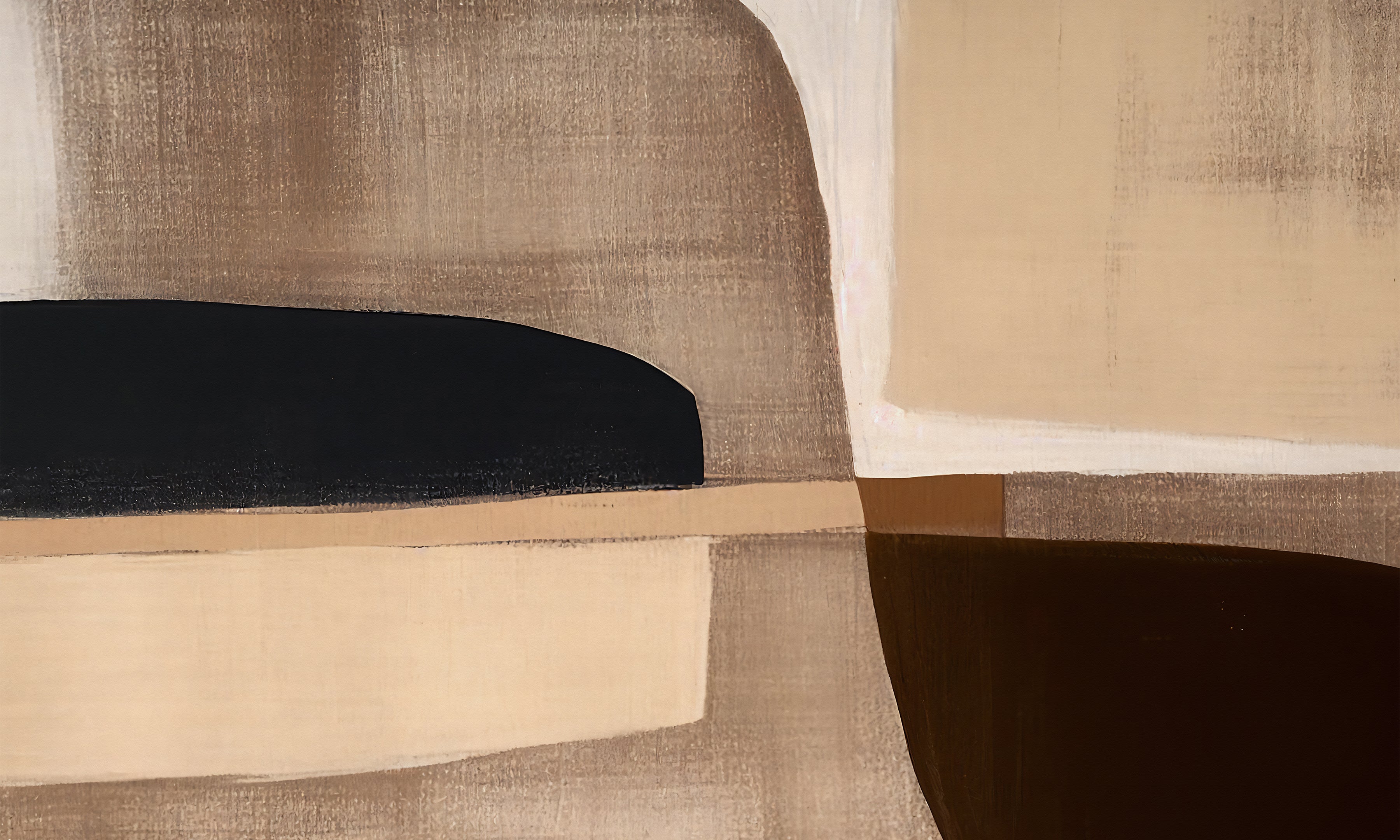 Premium Wallpaper Wall Mural - Neutral Abstract Art