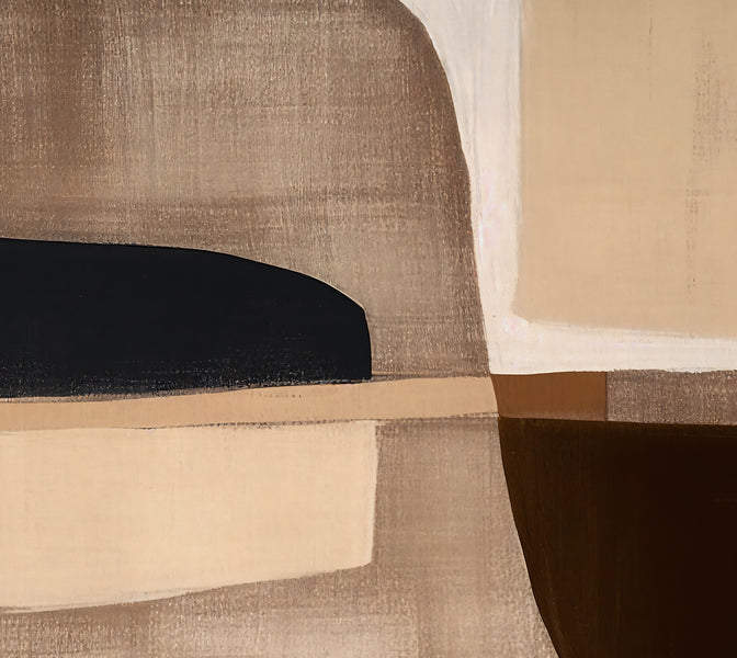 Premium Wallpaper Wall Mural - Neutral Abstract Art