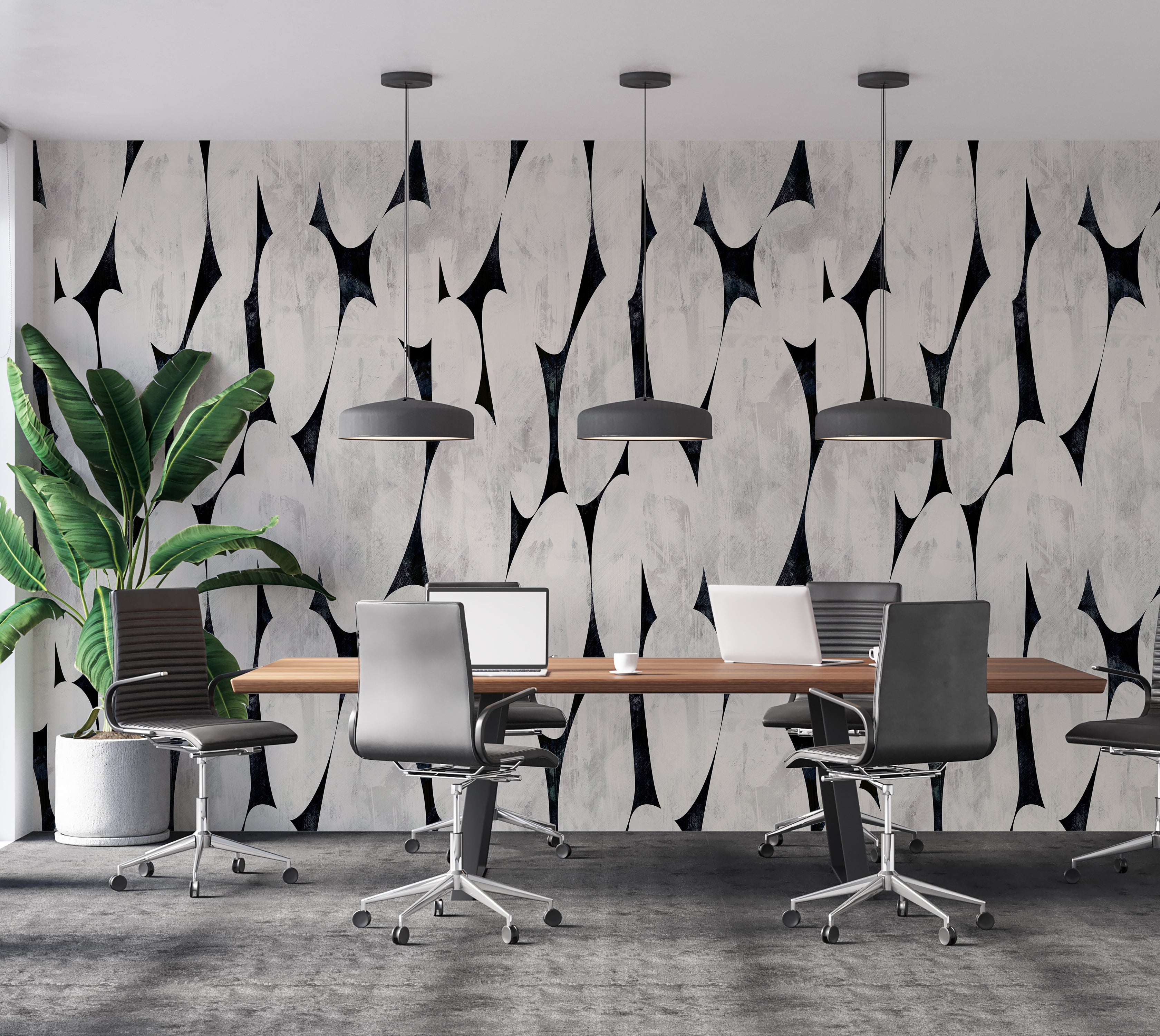 Premium Wallpaper Wall Mural - Organic Pebble Shapes