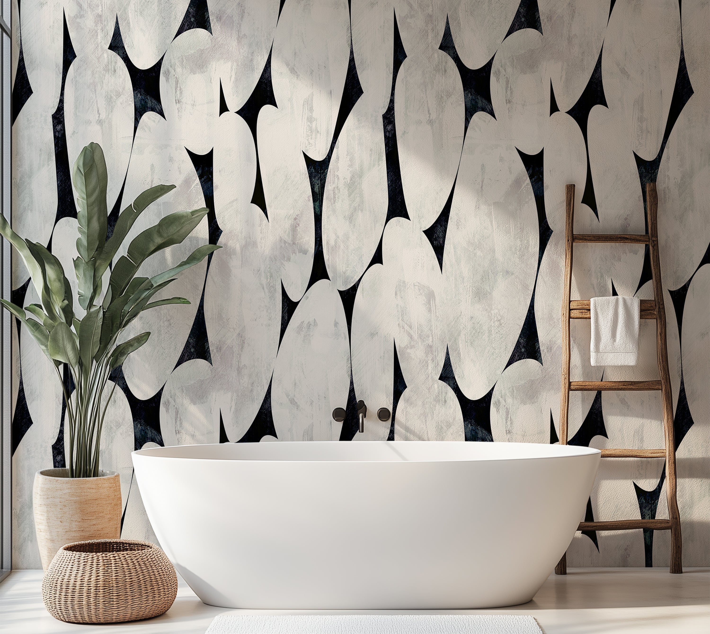 Premium Wallpaper Wall Mural - Organic Pebble Shapes