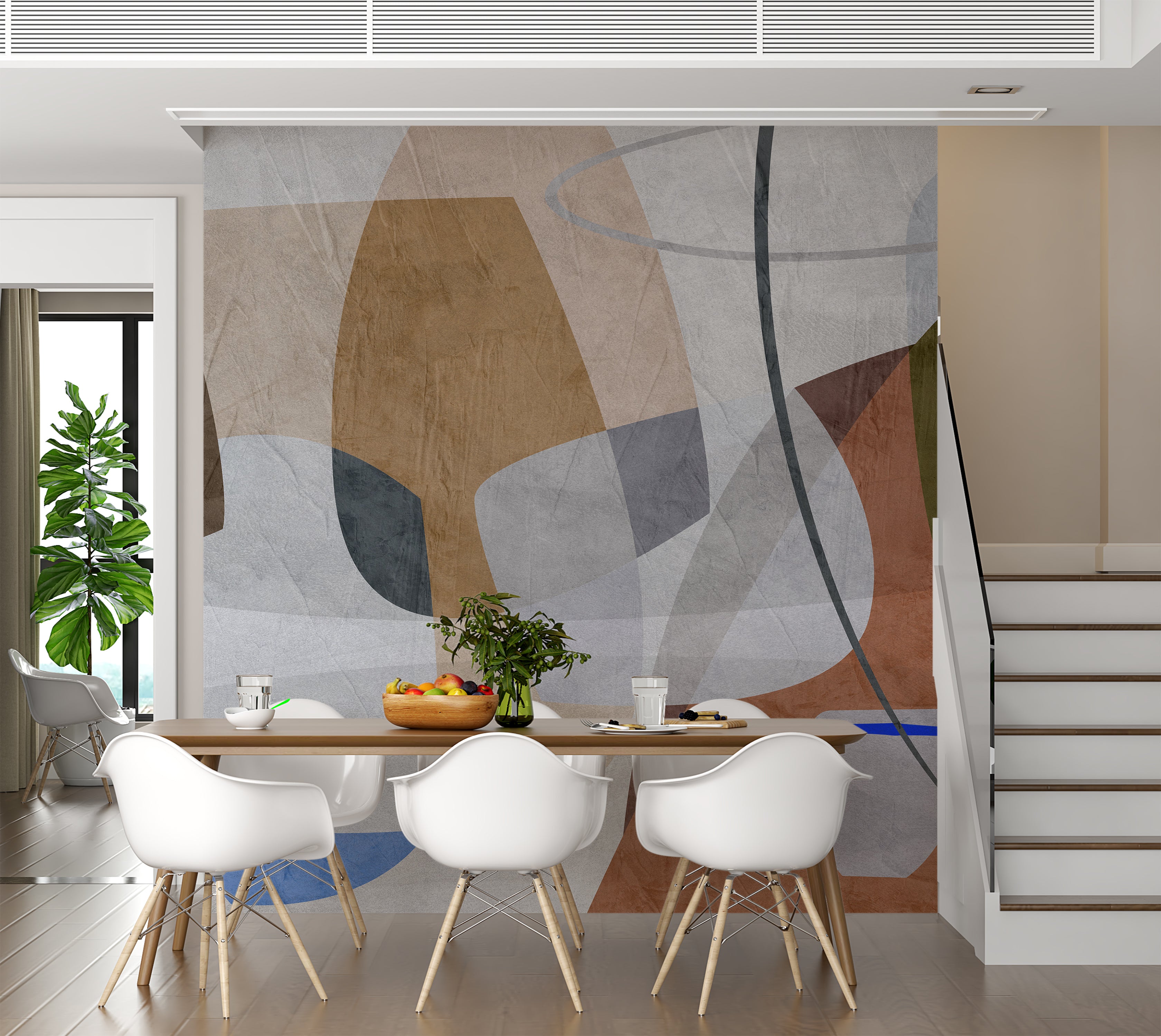 Premium Wallpaper Wall Mural - Abstract Rocky Composition