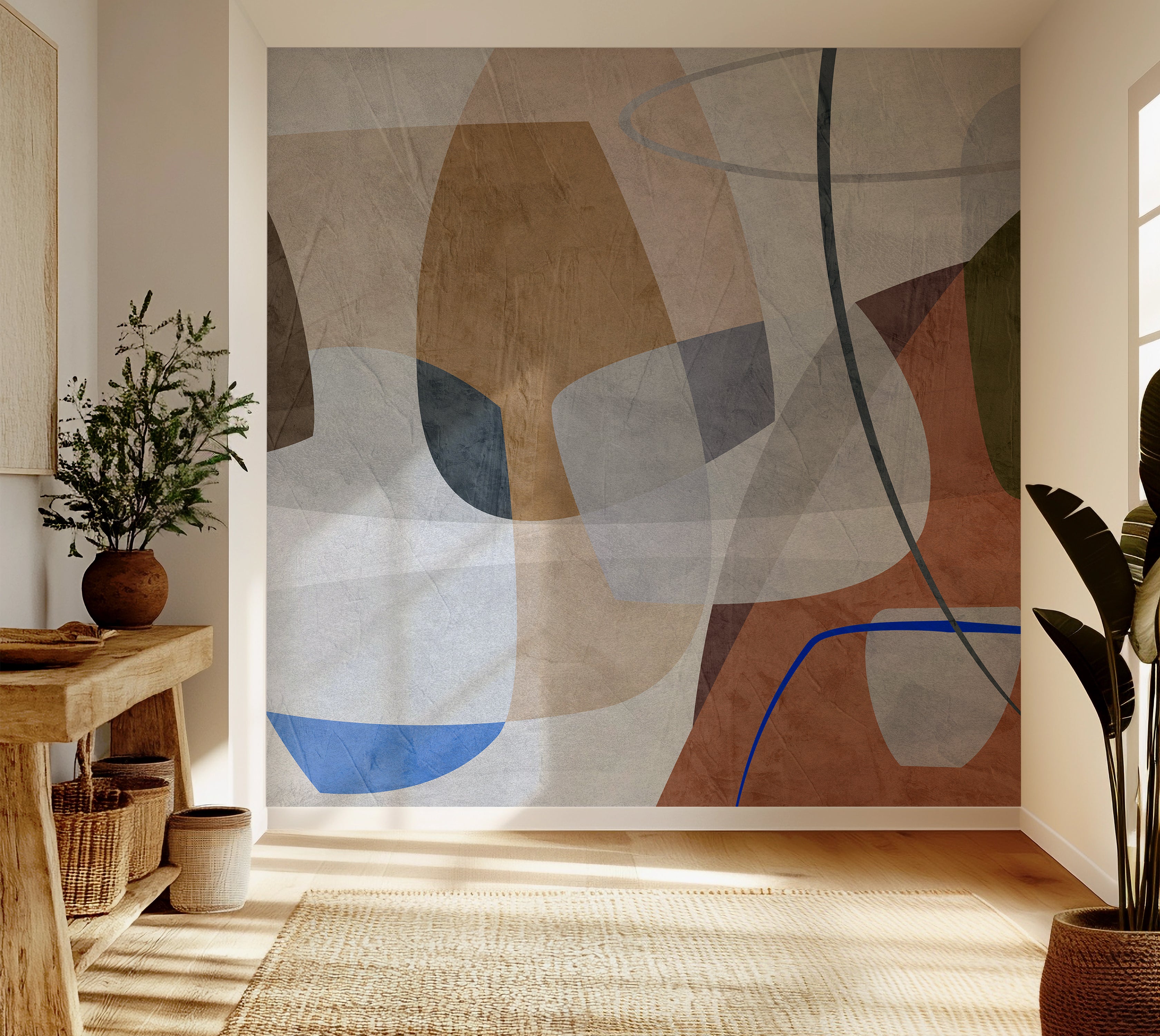 Premium Wallpaper Wall Mural - Abstract Rocky Composition