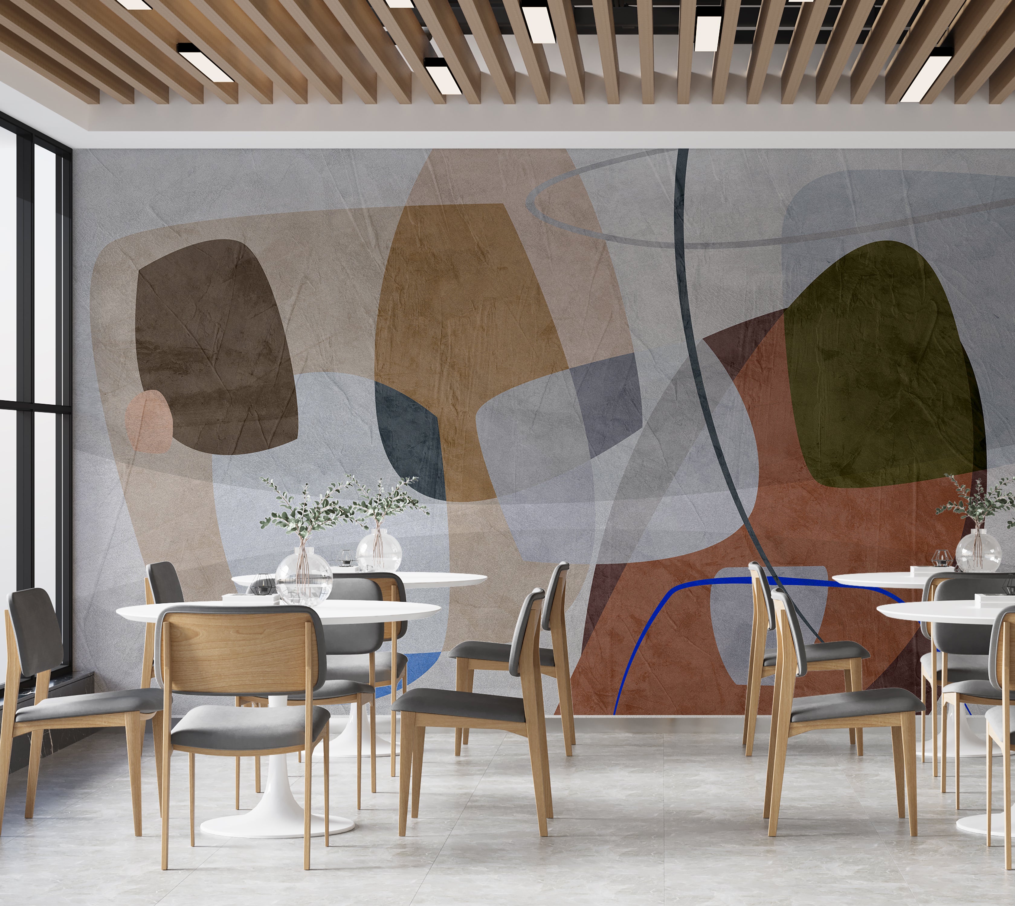 Premium Wallpaper Wall Mural - Abstract Rocky Composition