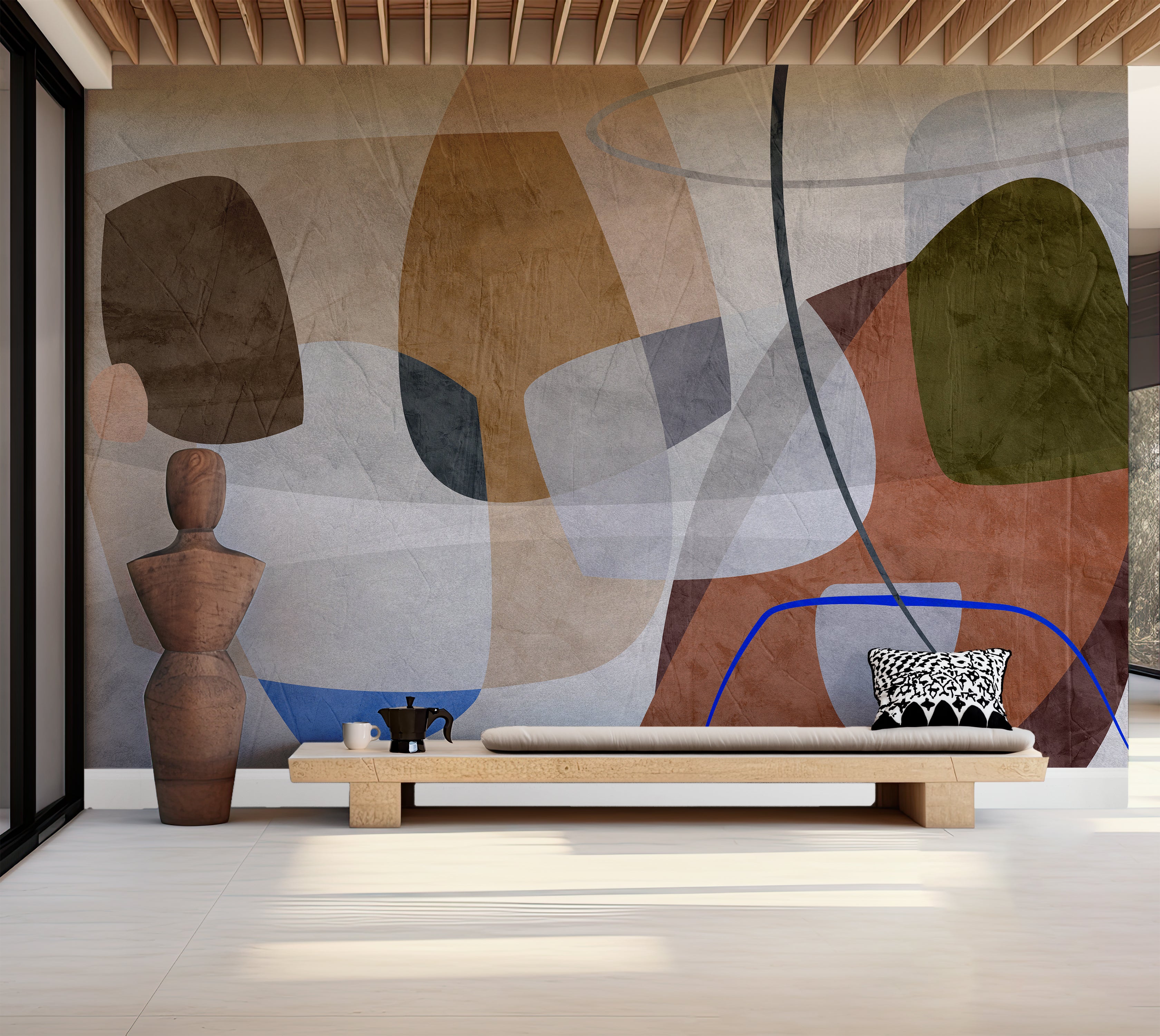 Premium Wallpaper Wall Mural - Abstract Rocky Composition