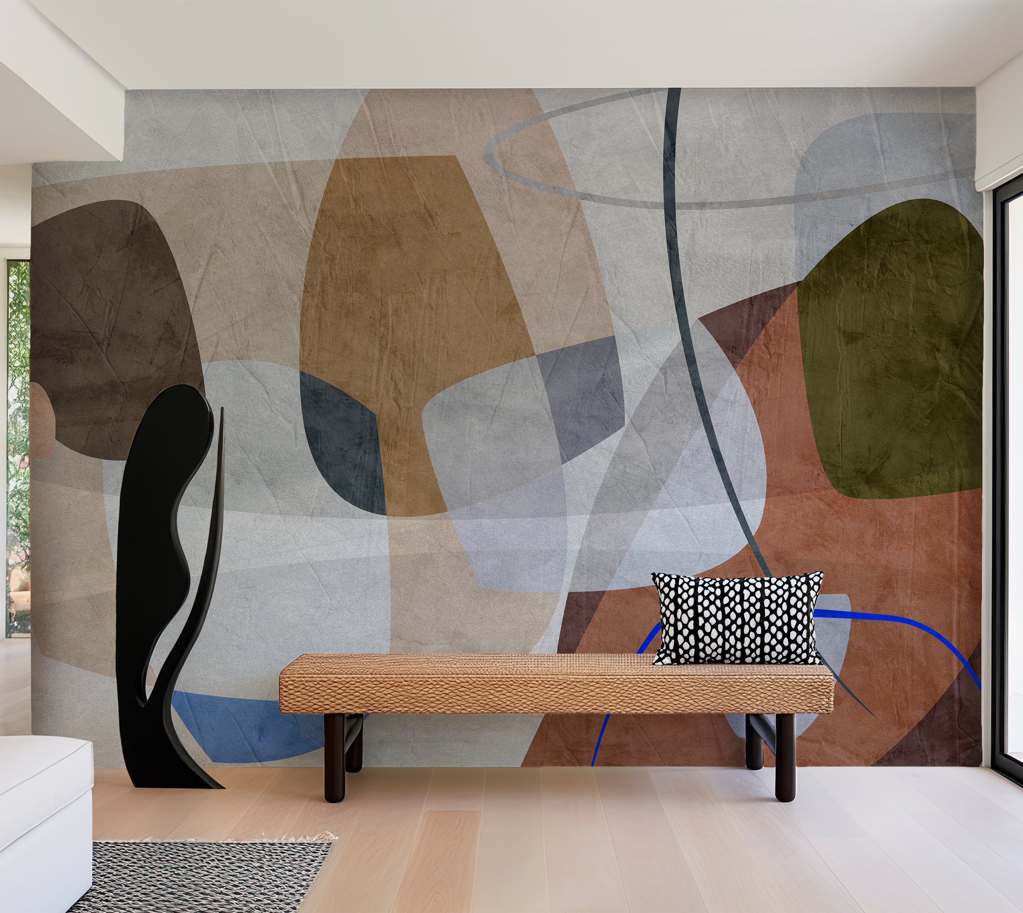 Premium Wallpaper Wall Mural - Abstract Rocky Composition