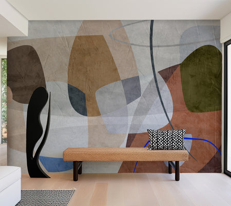 Premium Wallpaper Wall Mural - Abstract Rocky Composition