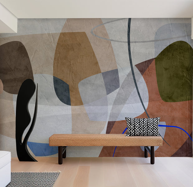 Premium Wallpaper Wall Mural - Abstract Rocky Composition