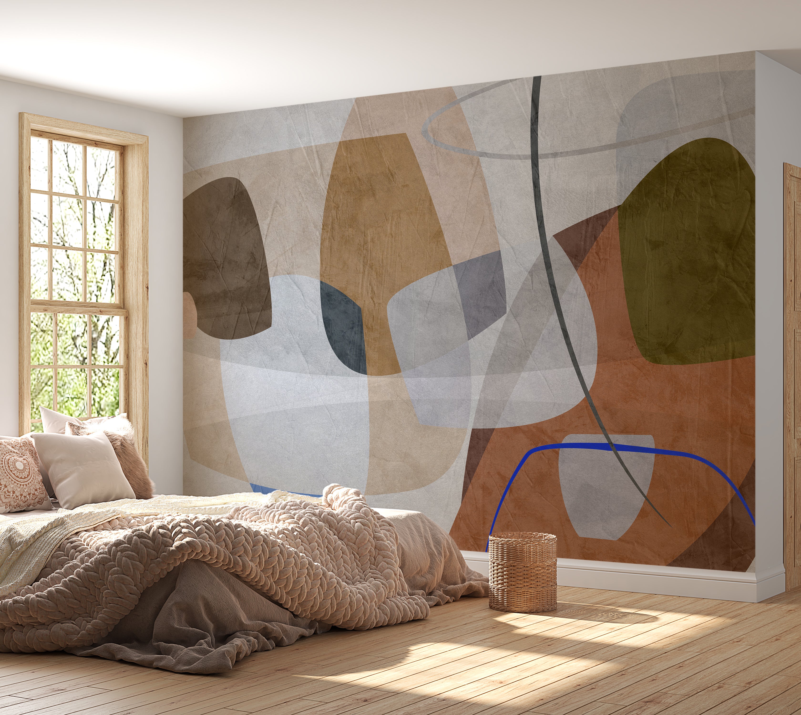 Premium Wallpaper Wall Mural - Abstract Rocky Composition