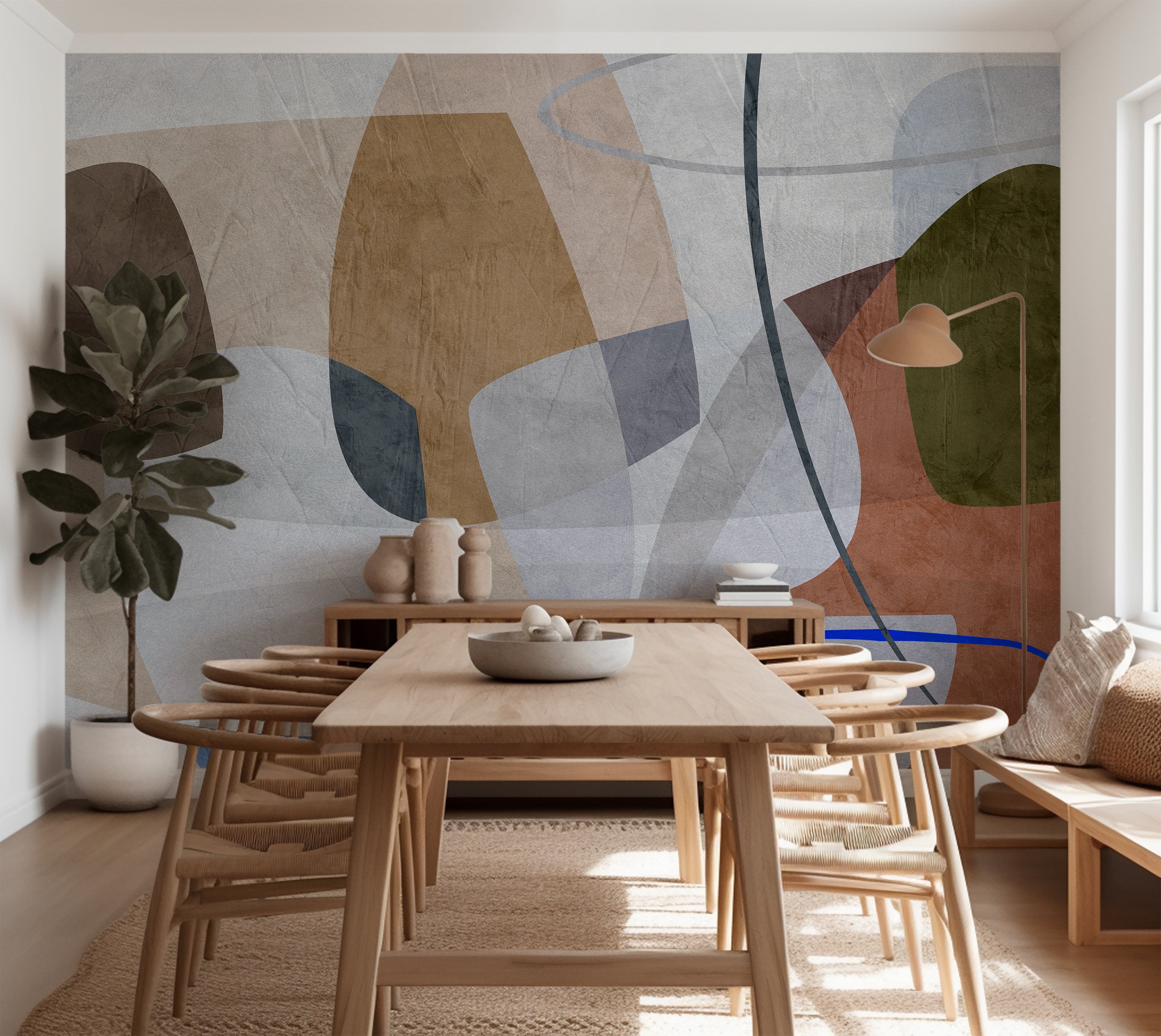 Premium Wallpaper Wall Mural - Abstract Rocky Composition