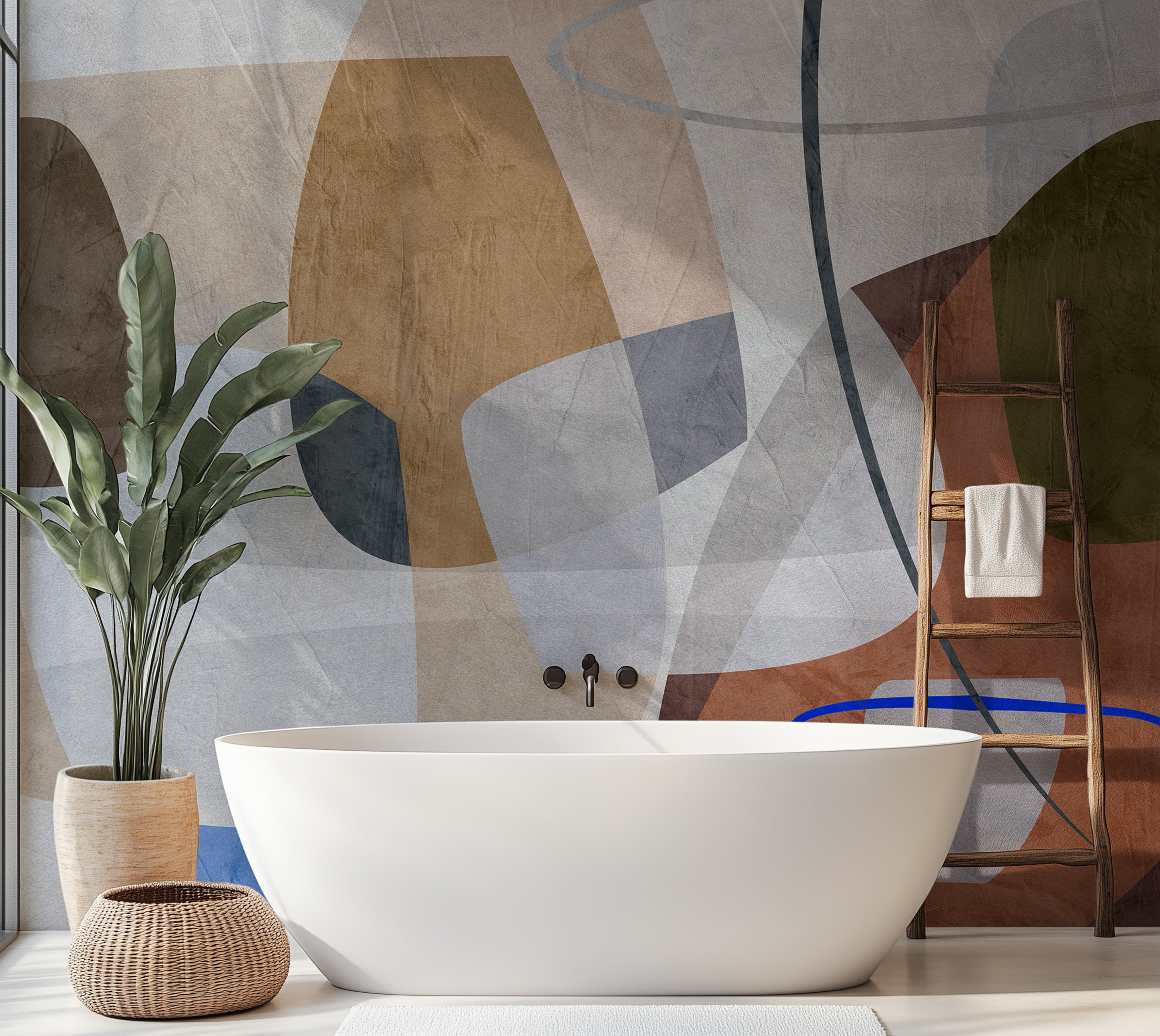 Premium Wallpaper Wall Mural - Abstract Rocky Composition