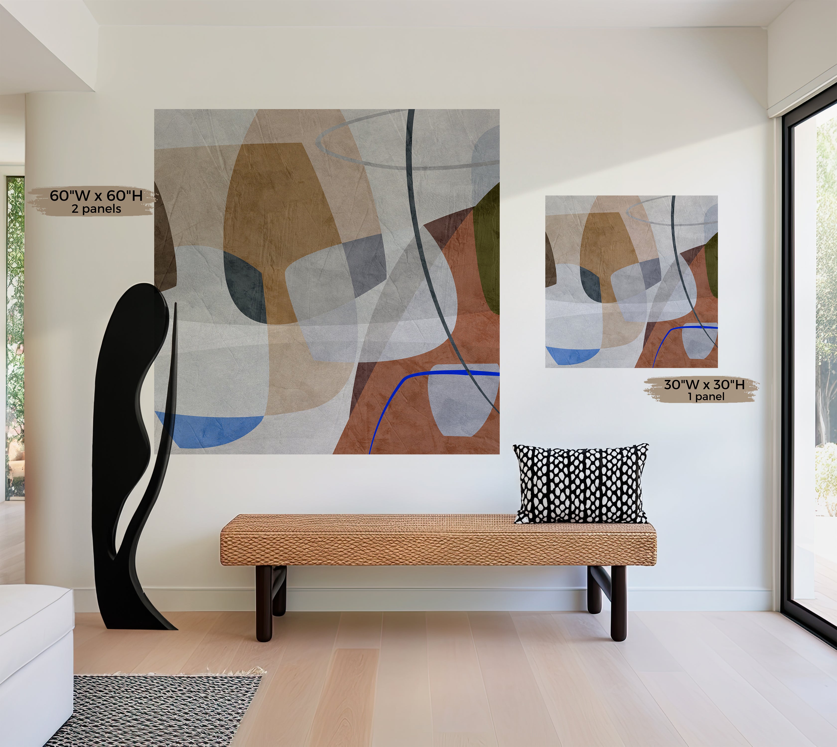 Premium Wallpaper Wall Mural - Abstract Rocky Composition