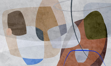 Premium Wallpaper Wall Mural - Abstract Rocky Composition