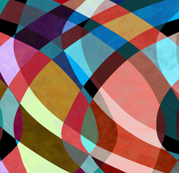 Premium Wallpaper Wall Mural - Contemporary Retro Art