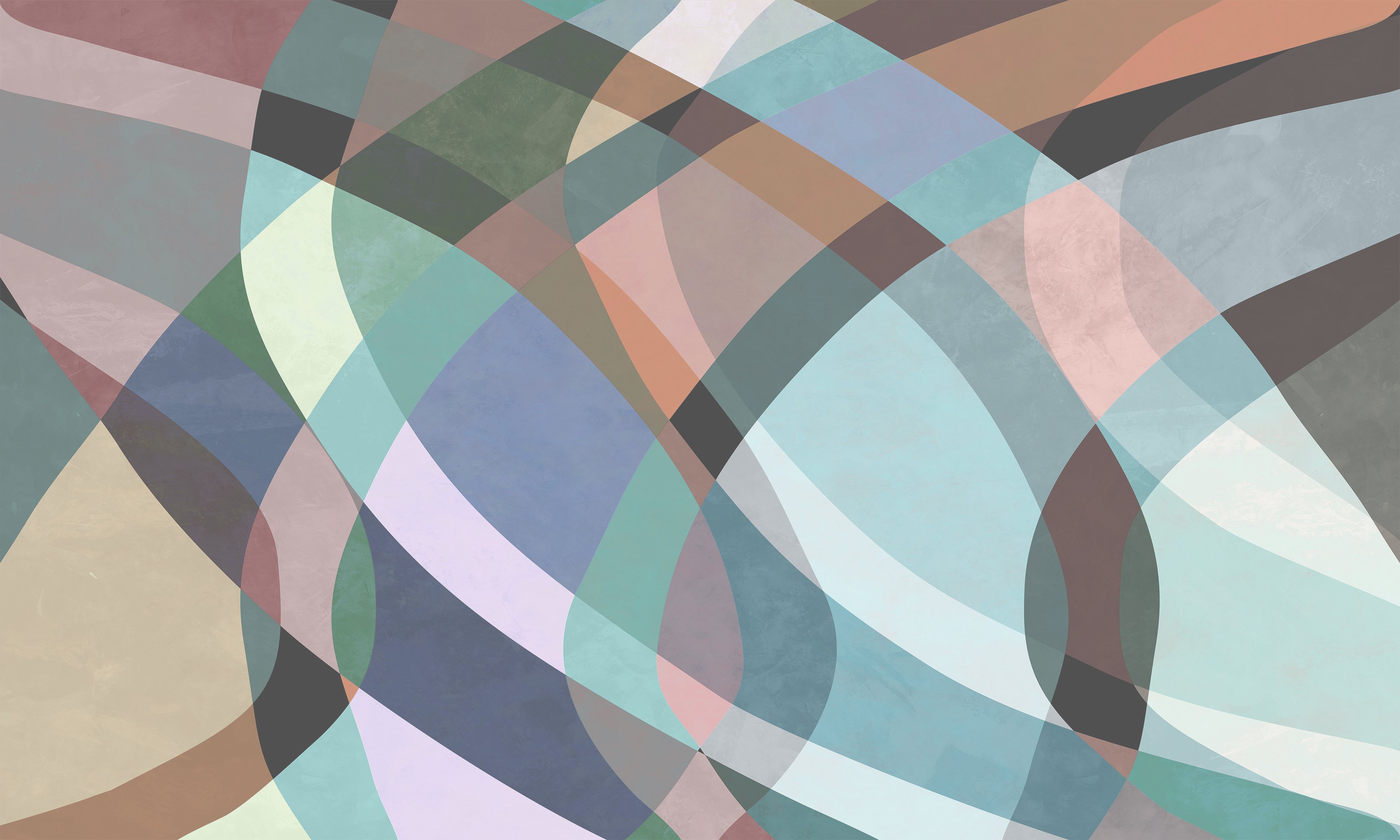 Premium Wallpaper Wall Mural - Abstract Pastel Watercolor Art