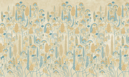 Premium Wallpaper Wall Mural - Antique Botanical Pattern