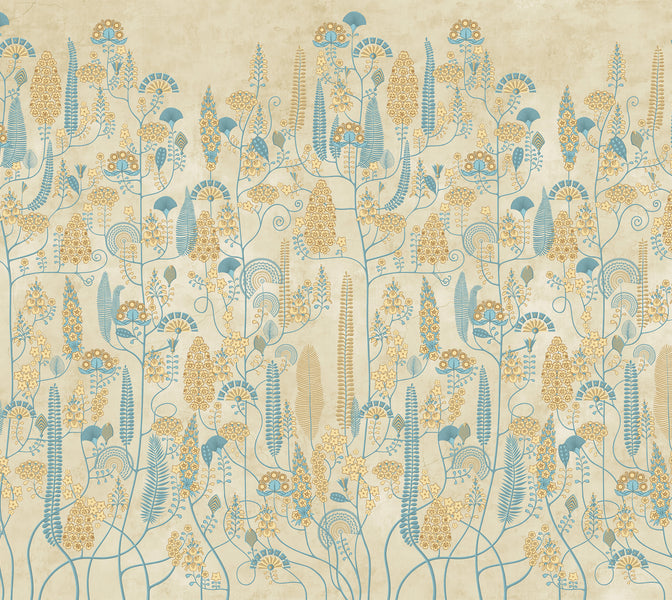 Premium Wallpaper Wall Mural - Antique Botanical Pattern