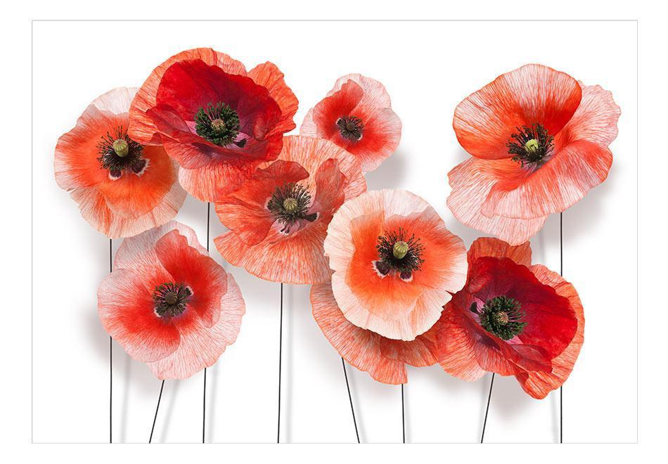 Wall mural - Nine poppies