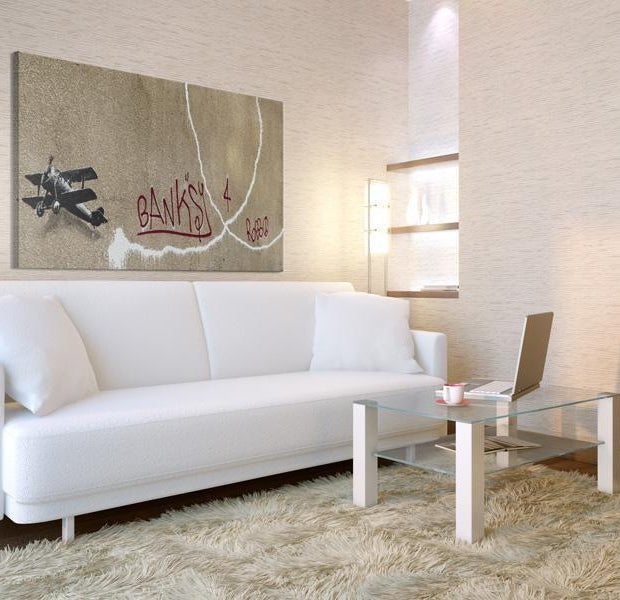 Canvas Print - Love plane (Banksy)