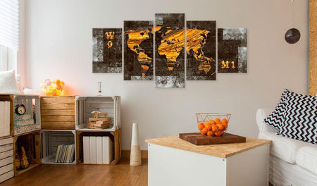 Canvas Print - Hidden Treasure (World Map)