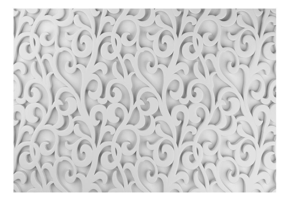Wall mural - White ornament