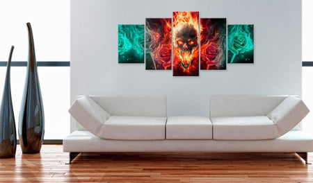 Canvas Print - Dark fires