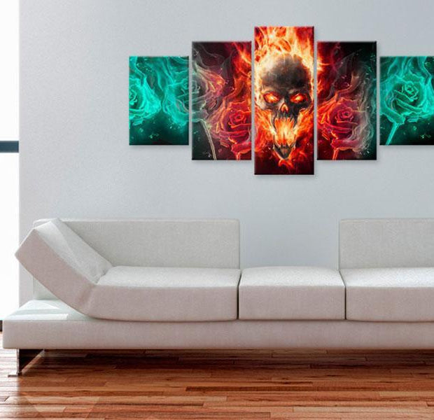 Canvas Print - Dark fires