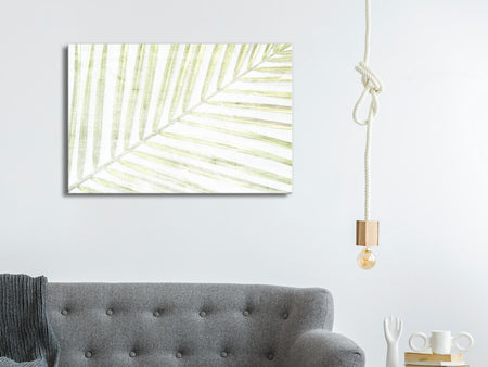 Stretched Canvas Botanical Art - Palm Leaf