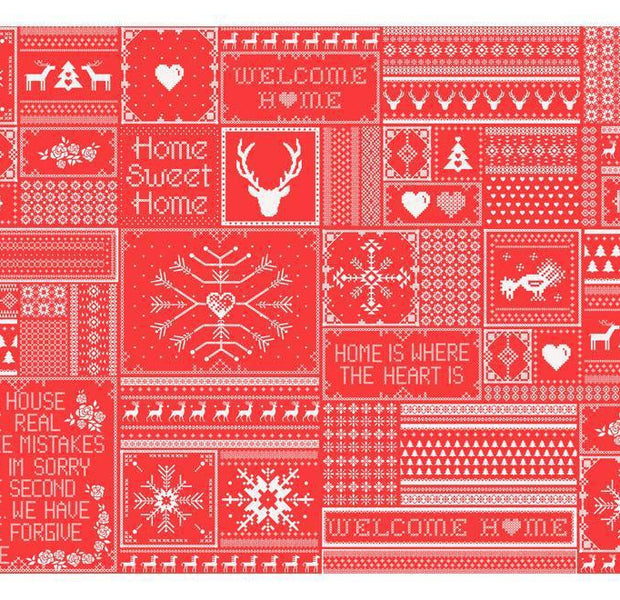 Wall mural - Norwegian composition