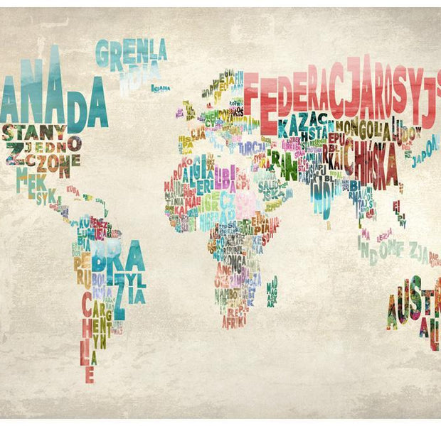 Wall mural - A World without borders