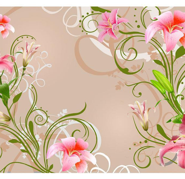 Wall mural - Subtle beauty of the lilies