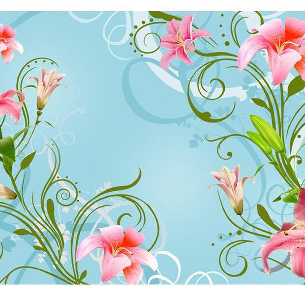Wall mural - Subtle beauty of the lilies II