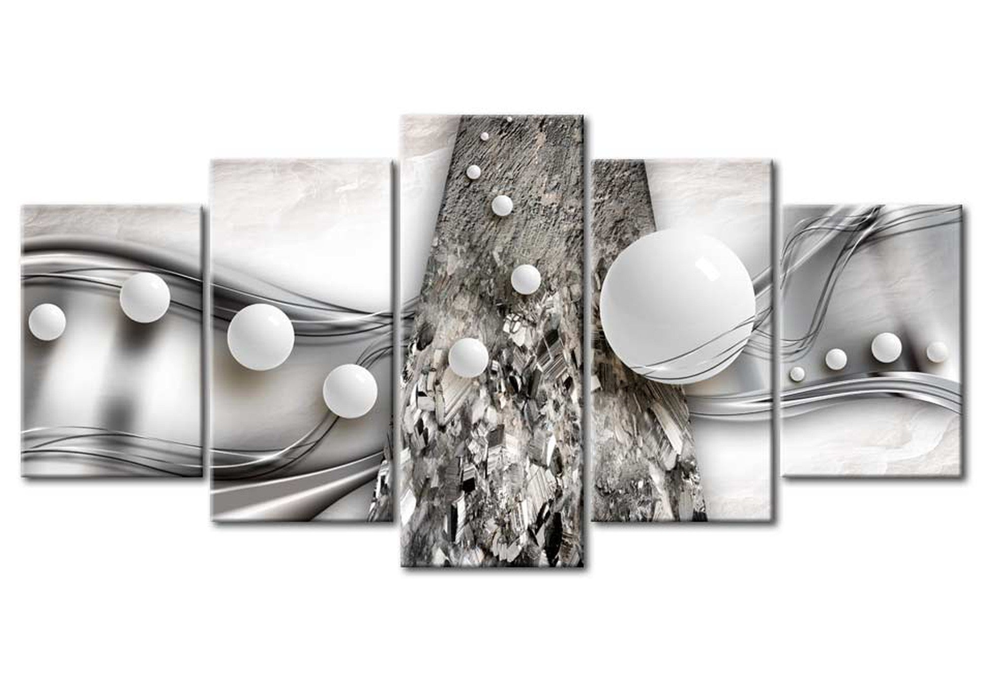 Glam Canvas Wall Art - Mystic Moons - 5 Pieces