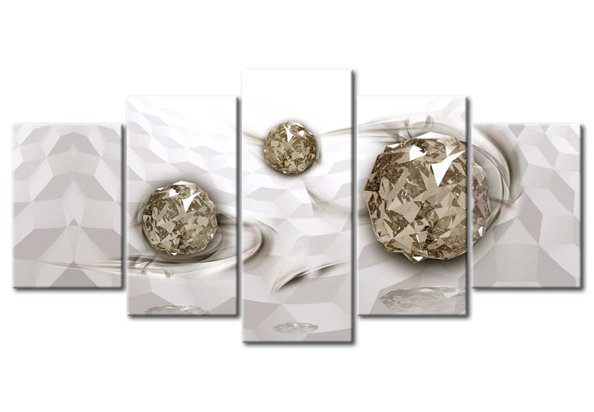 Glam Canvas Wall Art - Glittering Charm - 5 Pieces