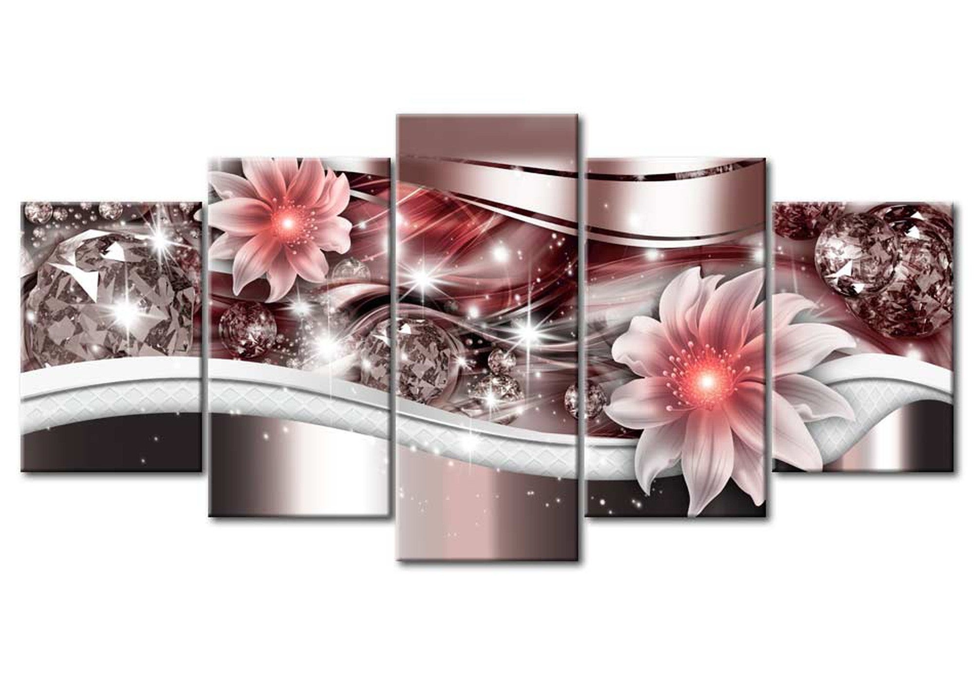 Glam Canvas Wall Art - Glamour Evening - 5 Pieces