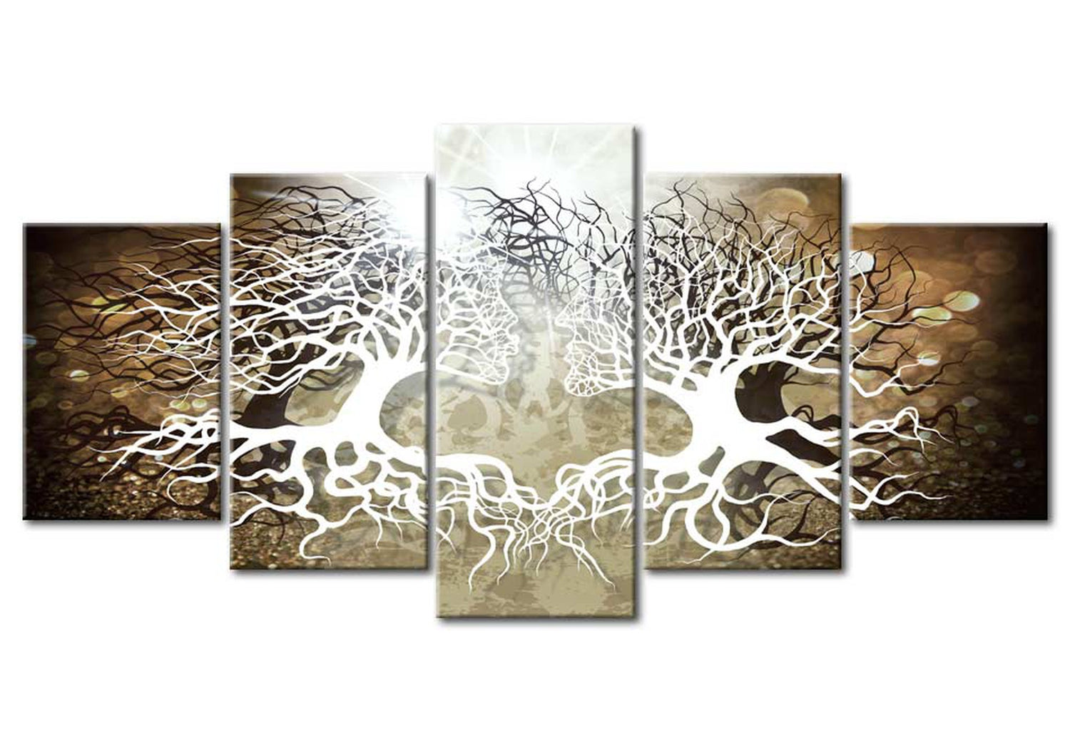 Glam Canvas Wall Art - Whispering Love - 5 Pieces