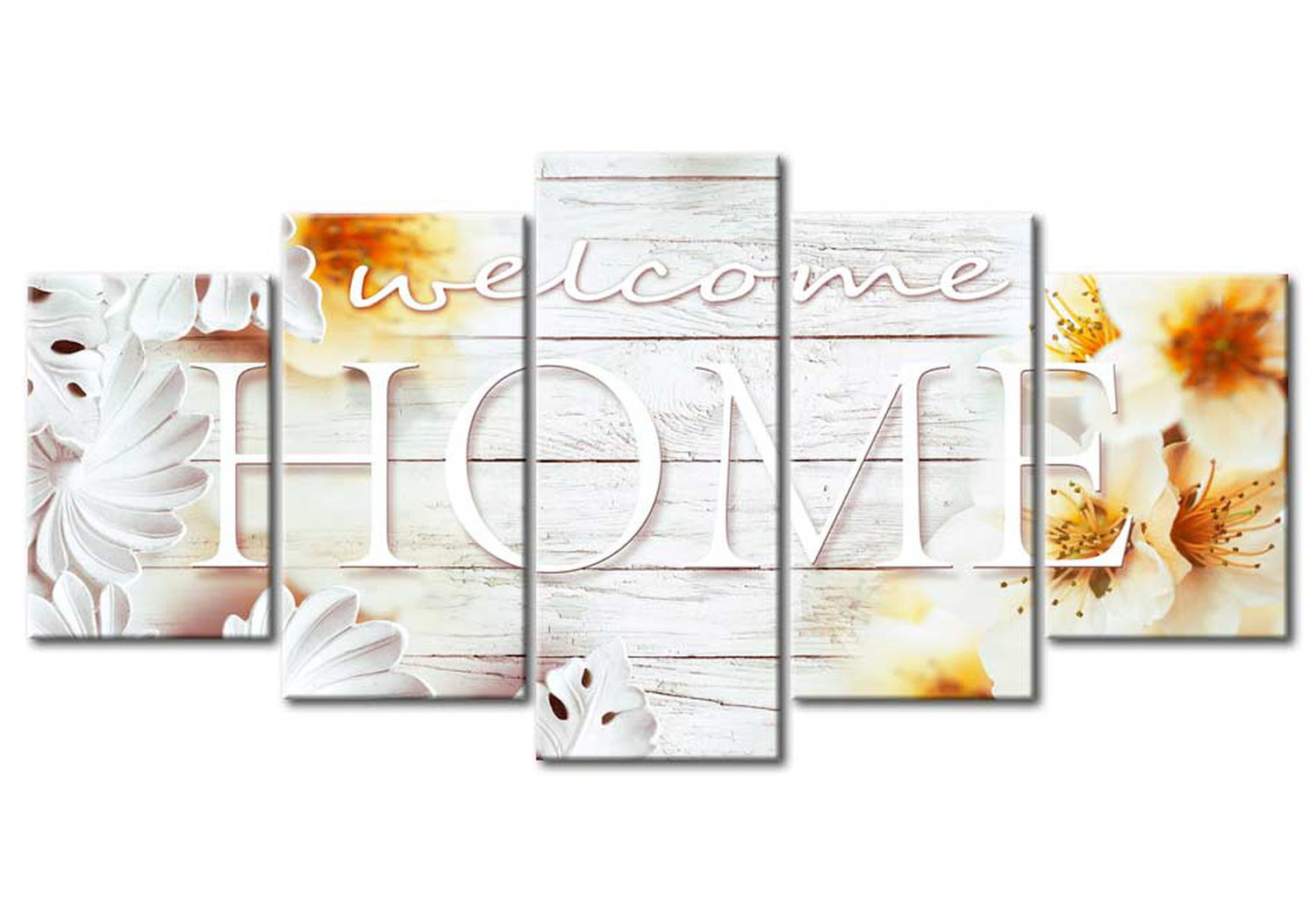 Vintage Canvas Wall Art - Summer At Home - 5 Pieces