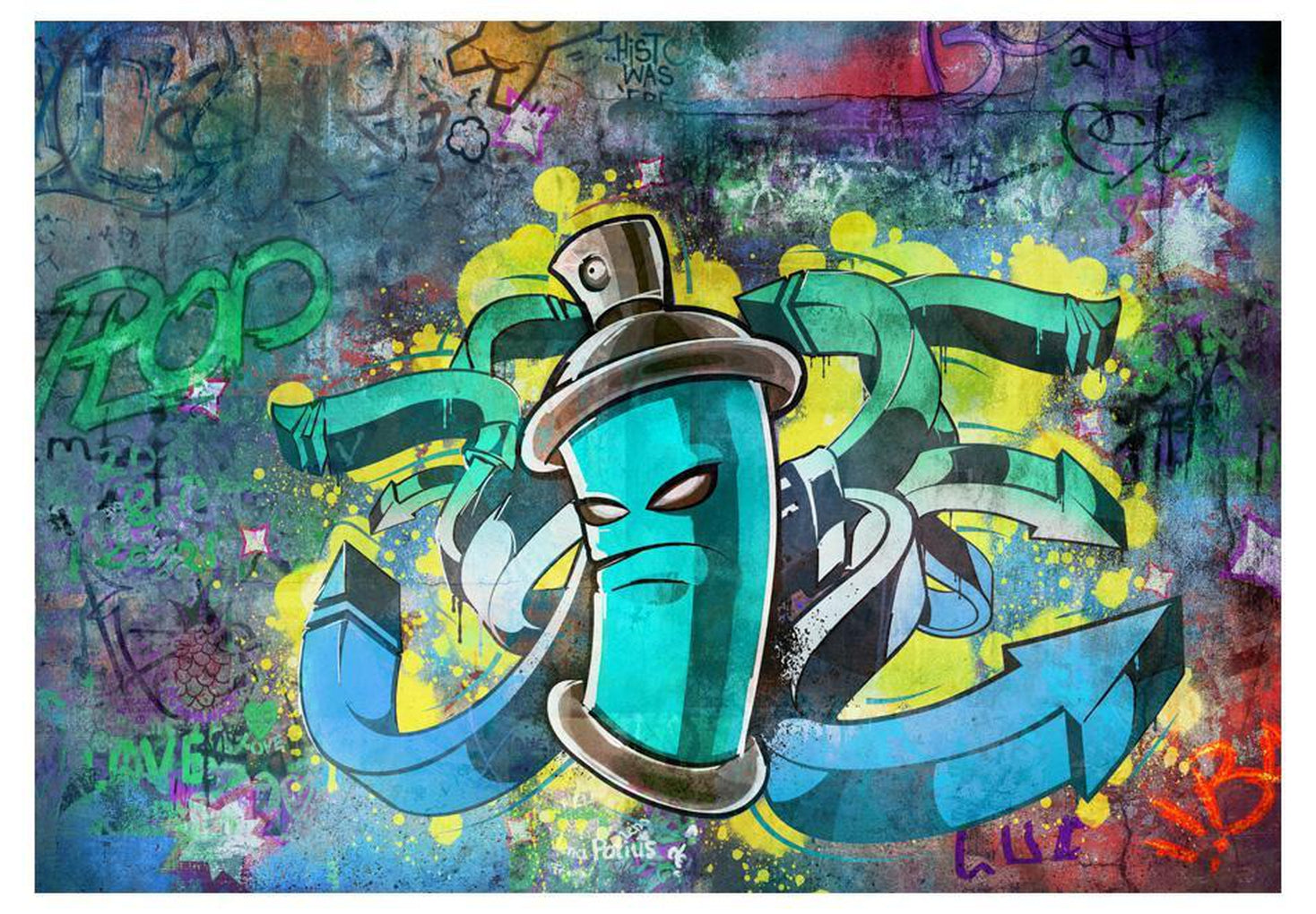Wall mural - Graffiti maker-TipTopHomeDecor