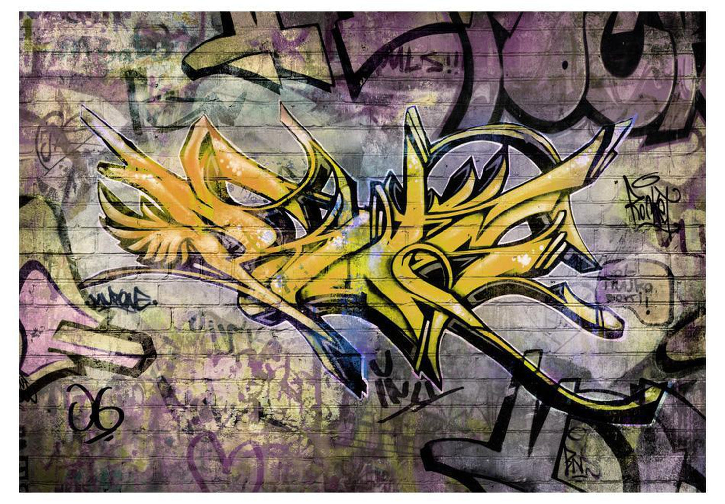Wall mural - Stunning graffiti-TipTopHomeDecor