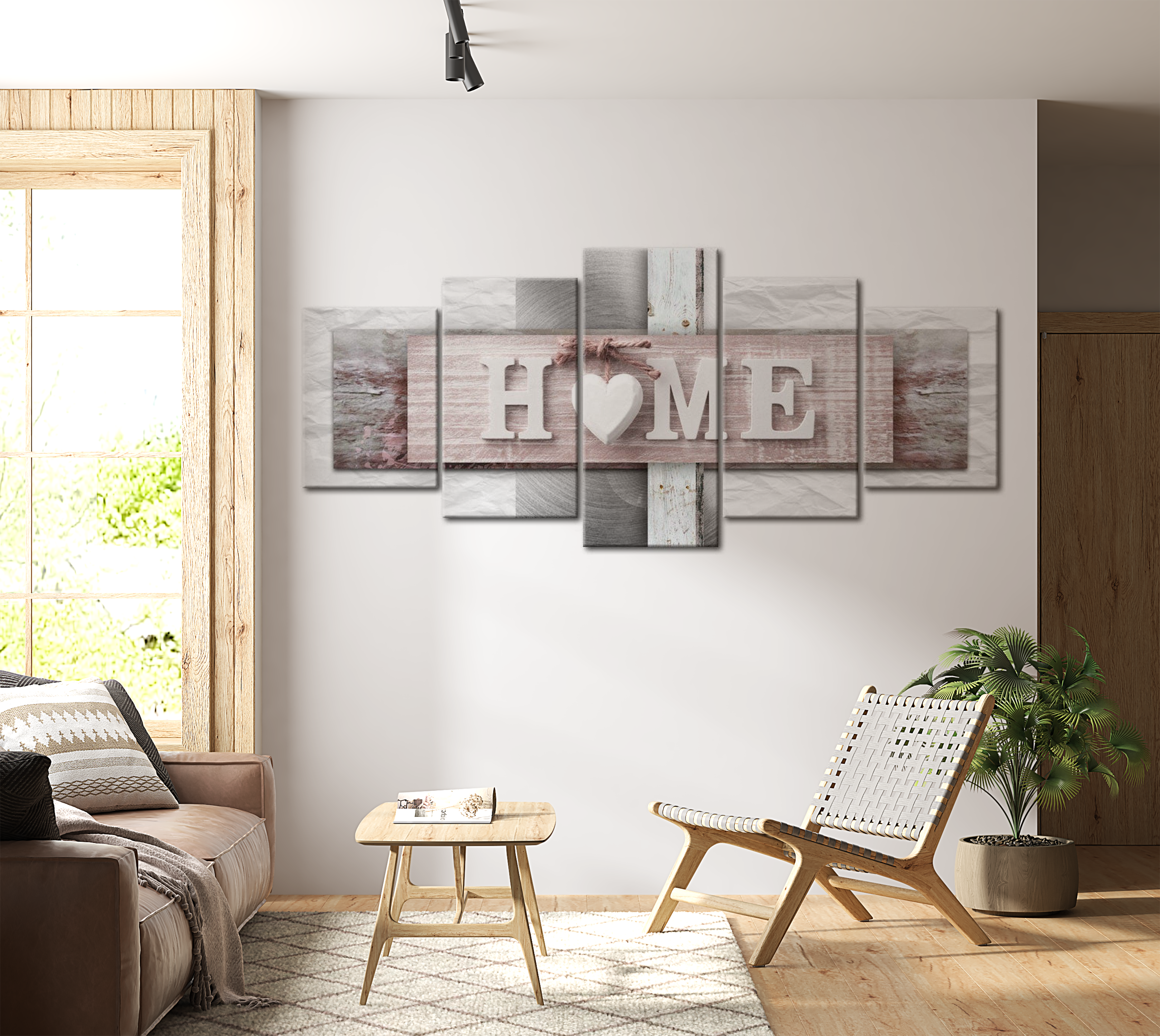 Stretched Canvas Vintage Art - Home: Eclecticism 40"Wx20"H