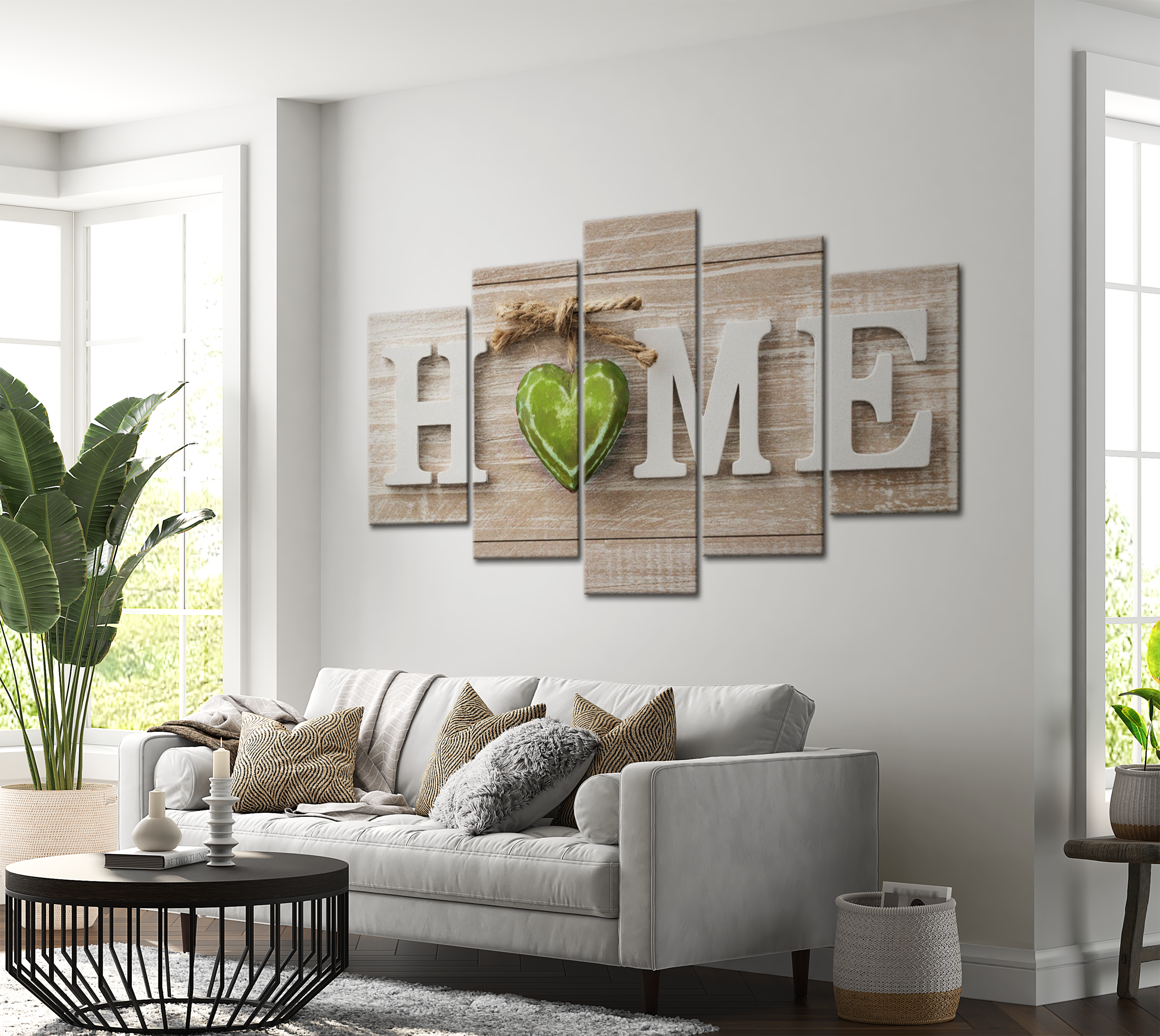 Stretched Canvas Vintage Art - Home: Domestic Melody 40"Wx20"H