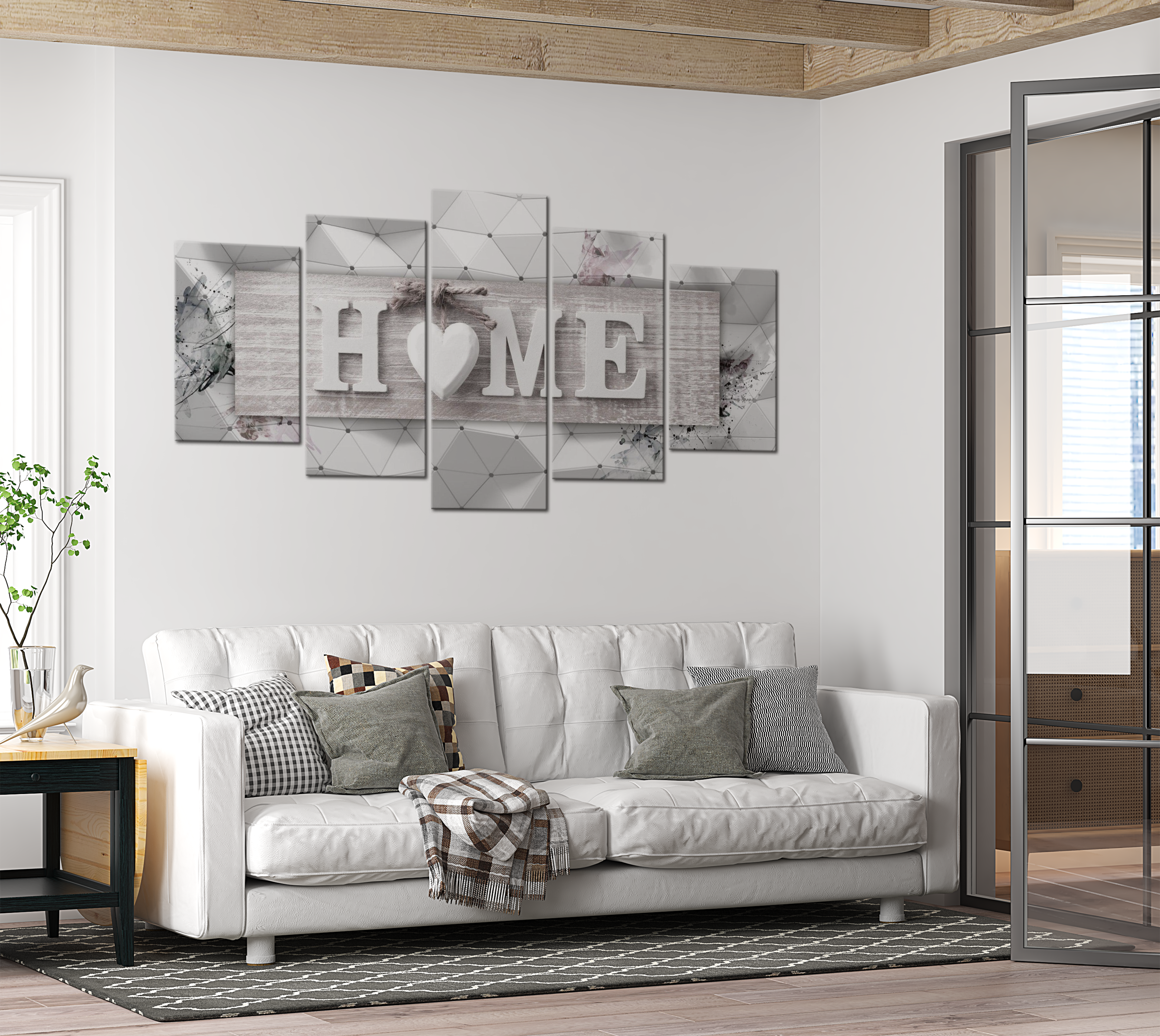 Stretched Canvas Vintage Art - Home: Modern Look 40"Wx20"H