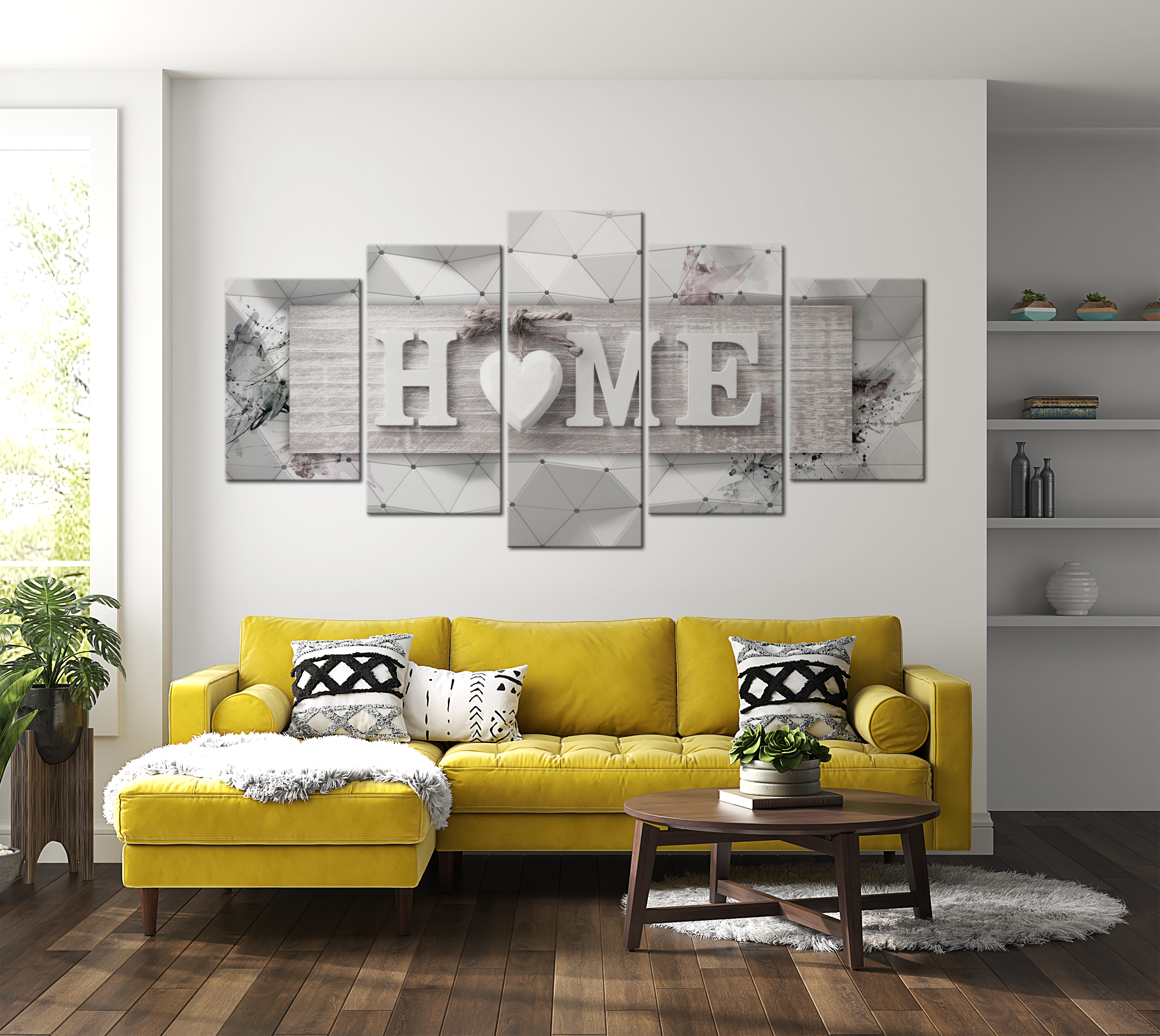 Stretched Canvas Vintage Art - Home: Modern Look 40"Wx20"H