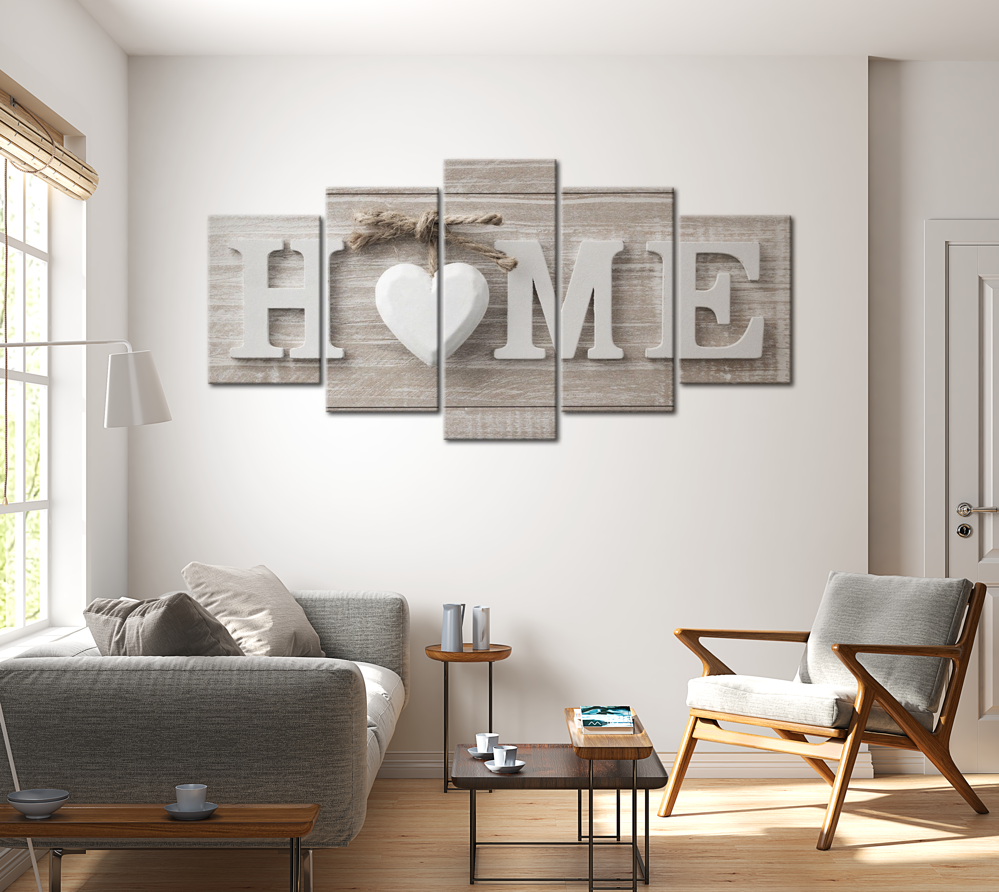 Stretched Canvas Vintage Art - Love Sanctuary 40"Wx20"H