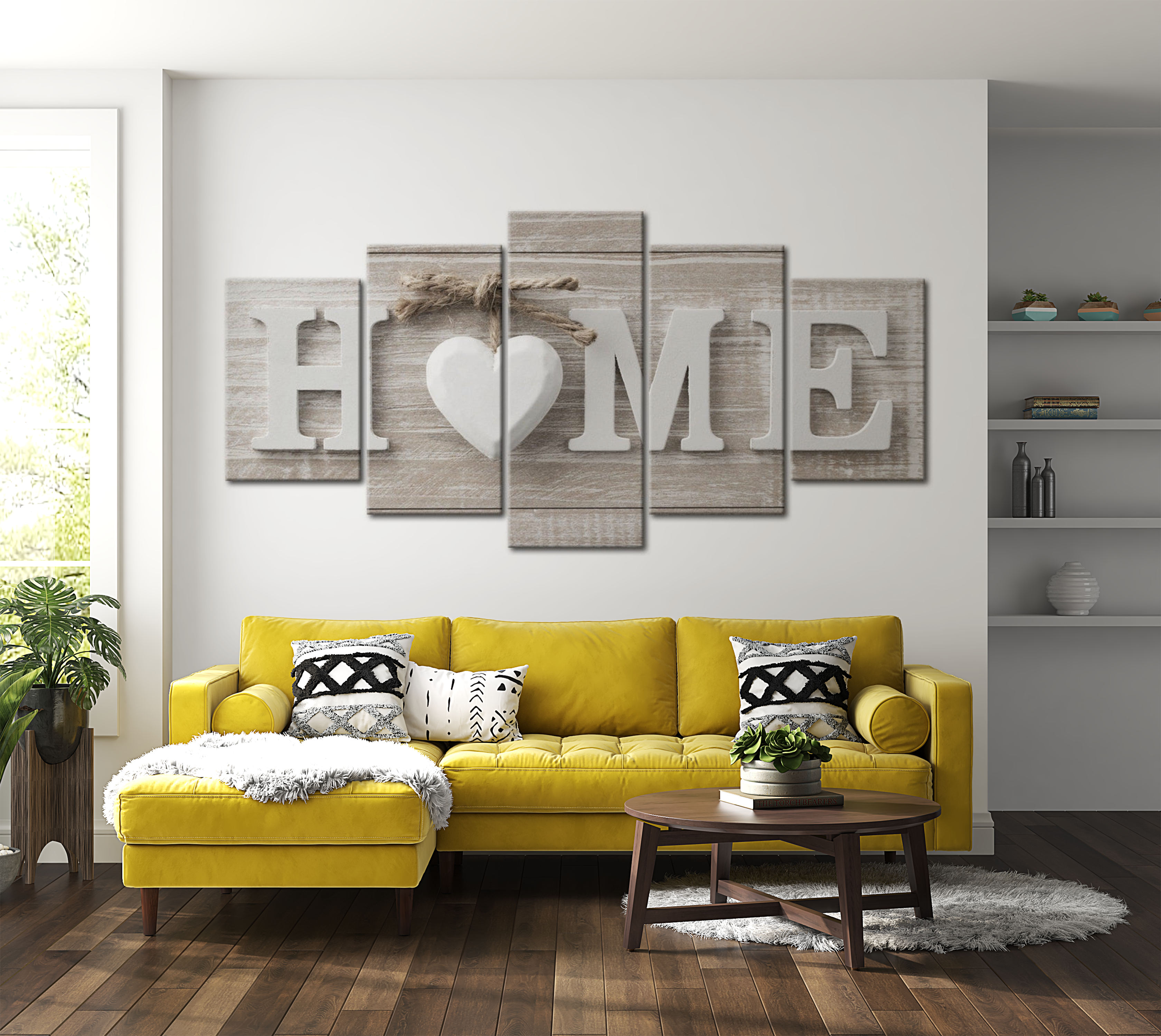 Stretched Canvas Vintage Art - Love Sanctuary 40"Wx20"H