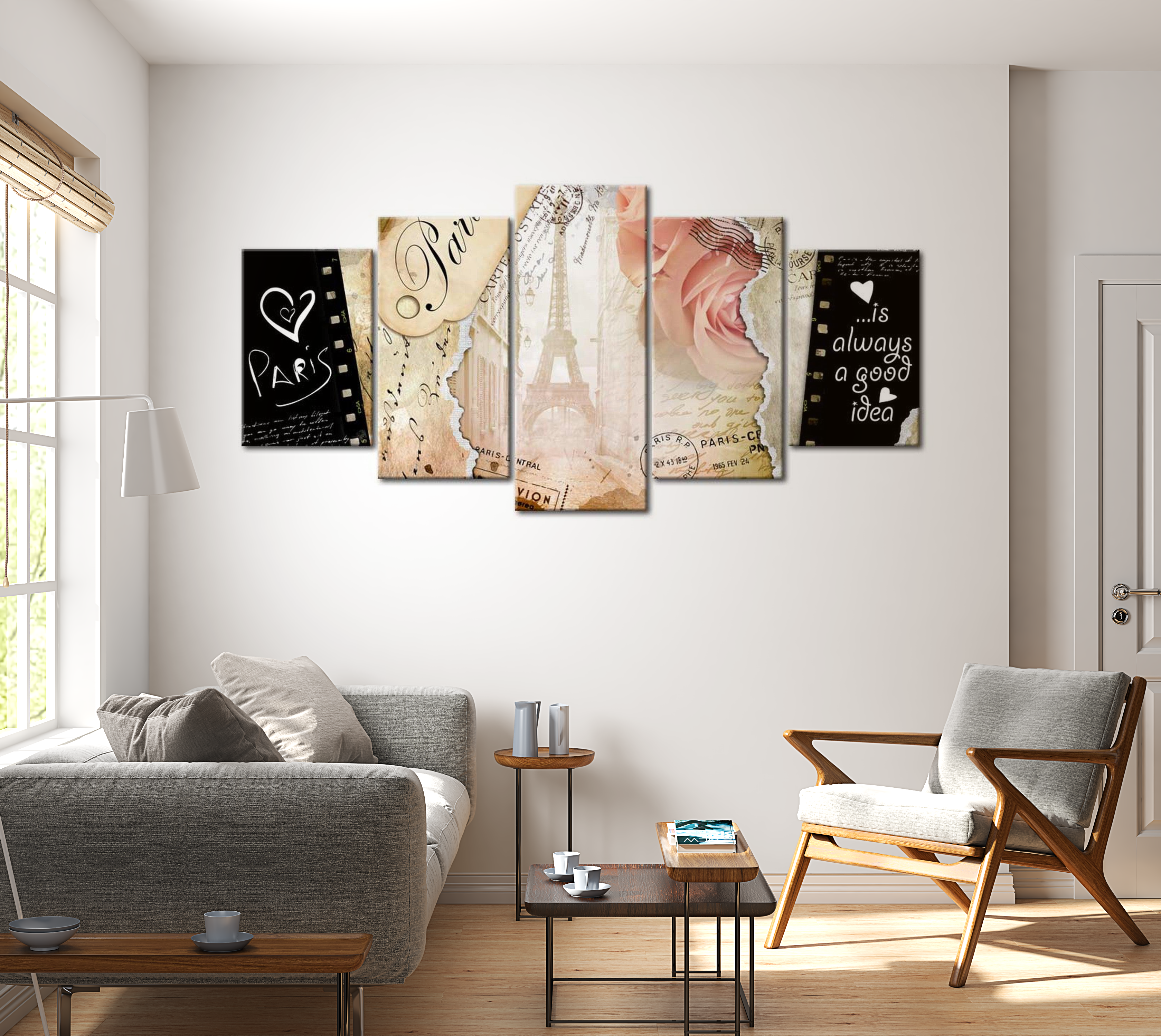 Stretched Canvas Vintage Art - Old Postcard 40"Wx20"H